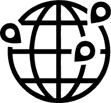 Global reach Icon